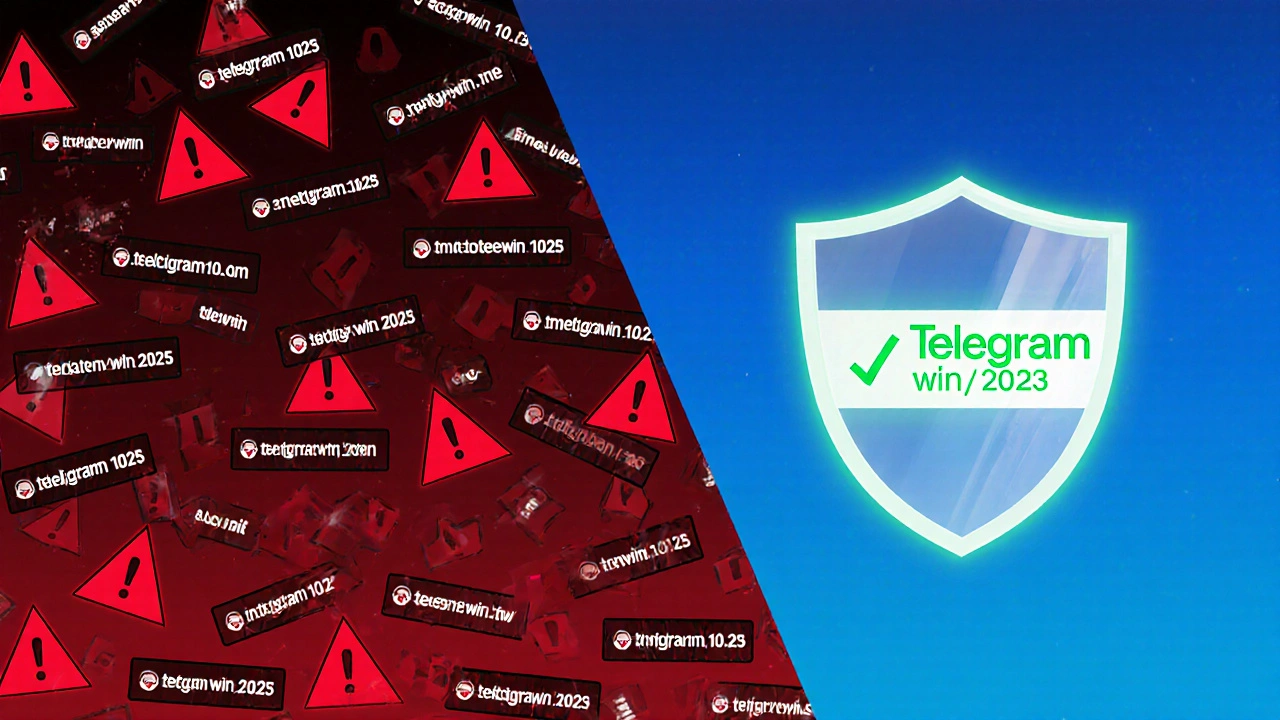 Две стороны экрана: слева — фишинговые ссылки, справа — блокировка их защитным щитом.