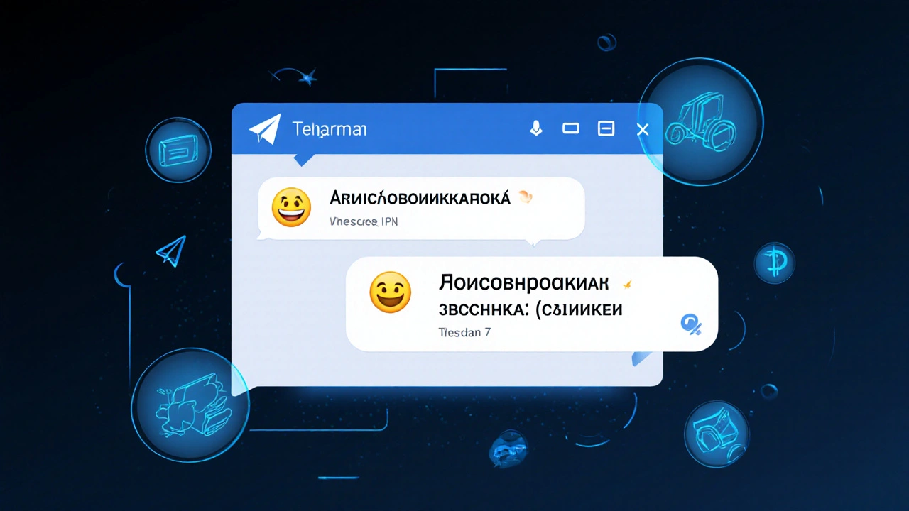 Экран Telegram с двумя сообщениями: первое — раскрытие спонсорства, второе — чистая ссылка.