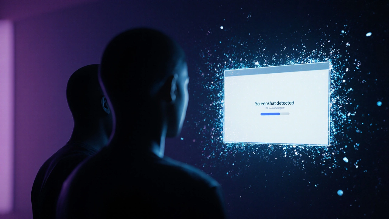 Секретный видеозвонок в Telegram завершается, и видео исчезает, оставляя следы удаления данных.