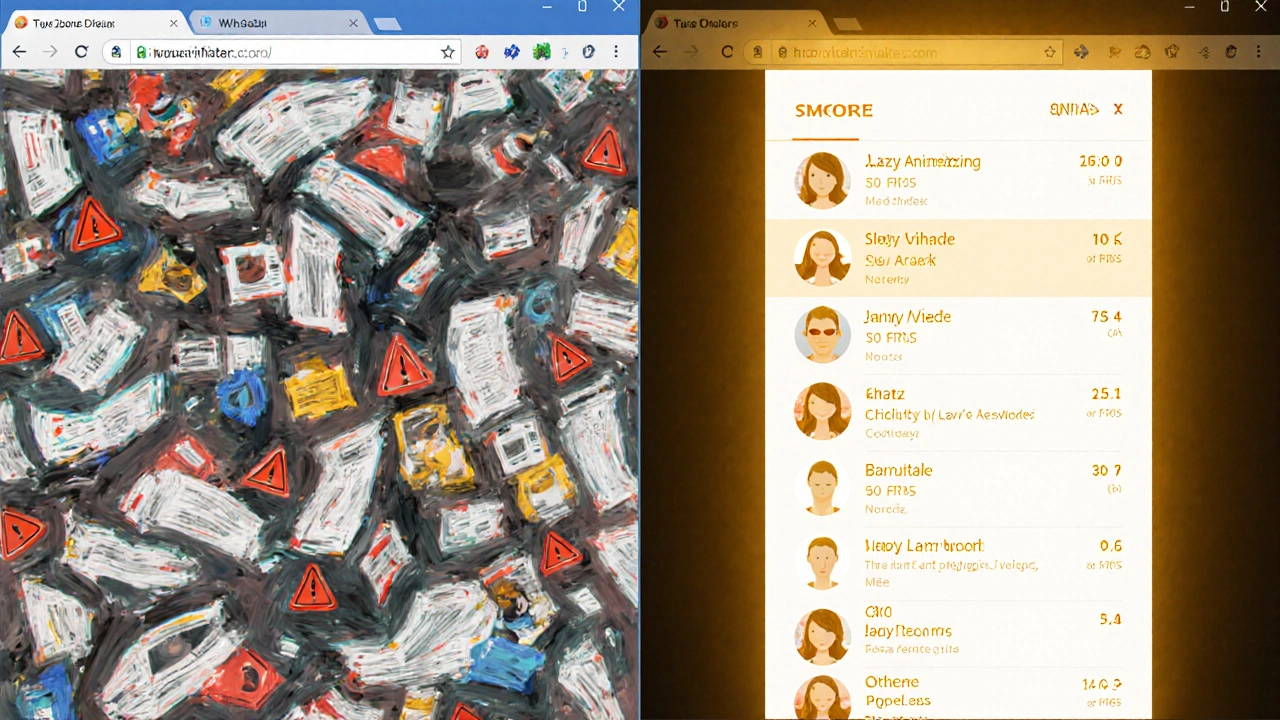 Сравнение загруженного и оптимизированного интерфейса Mini App: слева — тормоза, справа — плавная анимация.
