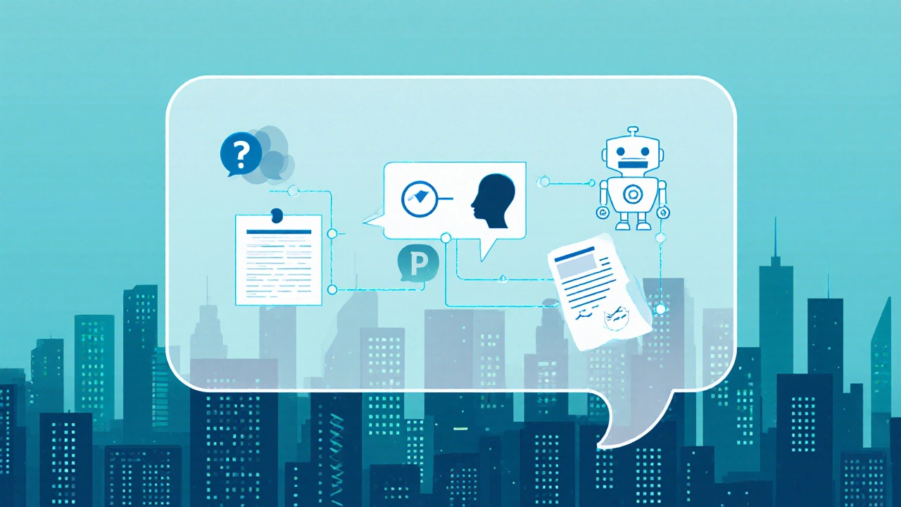 Абстрактная схема взаимодействия клиента, бота и договора через Telegram-чат.