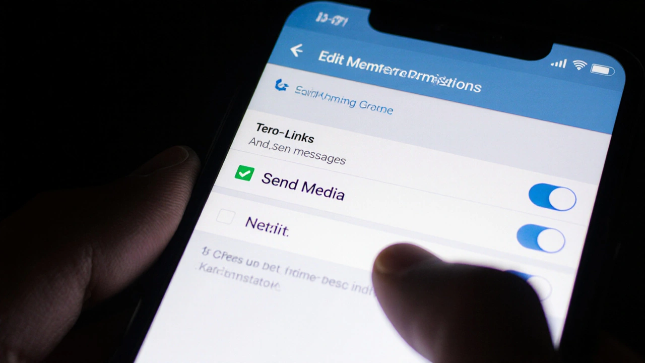 Как настроить ограничение ссылок и медиа в группе Telegram для модерации