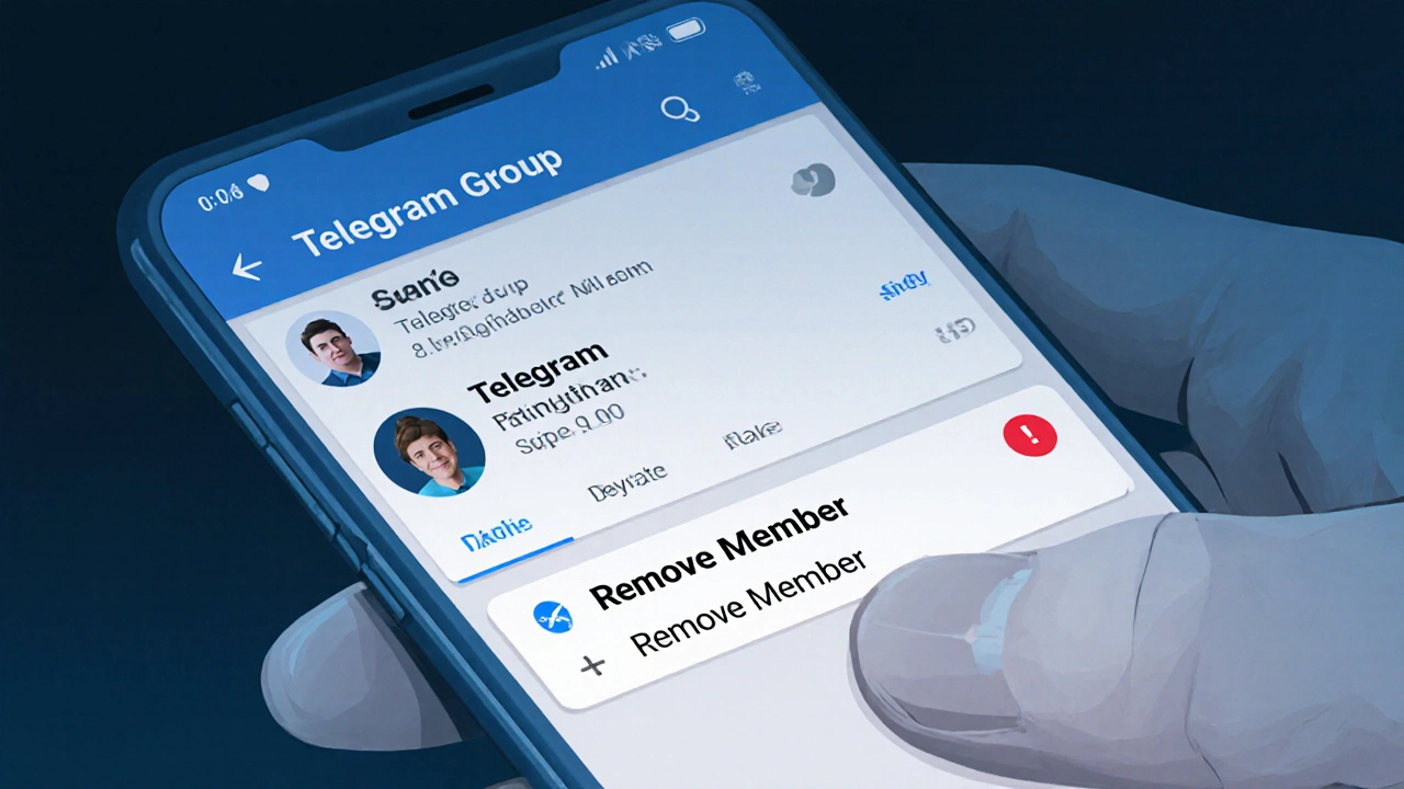 Как удалить и восстановить участников из группы Telegram