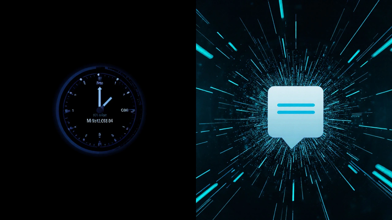 Сообщение в секретном чате Telegram исчезает с таймером обратного отсчёта