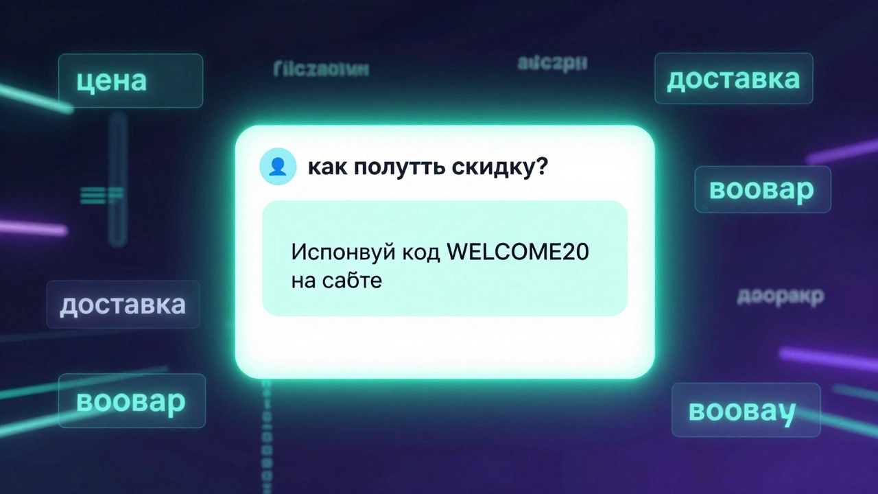 Бот в Telegram мгновенно отвечает на запрос 'как получить скидку?' без лишних слов.