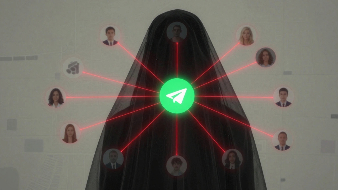 Цифровая карта подписок, скрытая под черным покрывалом, с видимыми лишь несколькими контактами.