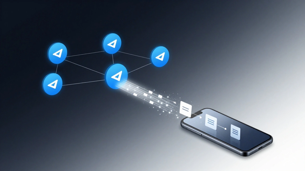 Цифровое облако с потоками данных, часть из которых исчезает — символ потери медиафайлов.