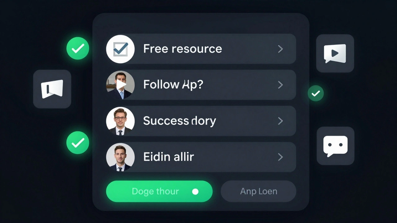 Интерфейс бота в Telegram автоматически отправляет сообщения: бесплатный ресурс, вопрос, история успеха, приглашение и кнопка покупки.
