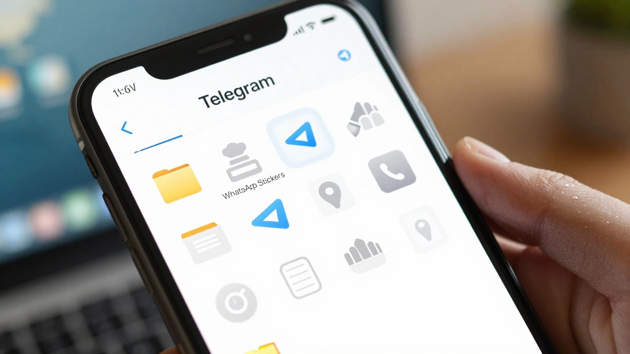 Как импортировать пользовательские стикеры из других приложений в Telegram