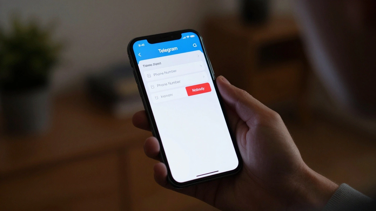 Как скрыть номер телефона в профиле Telegram от посторонних