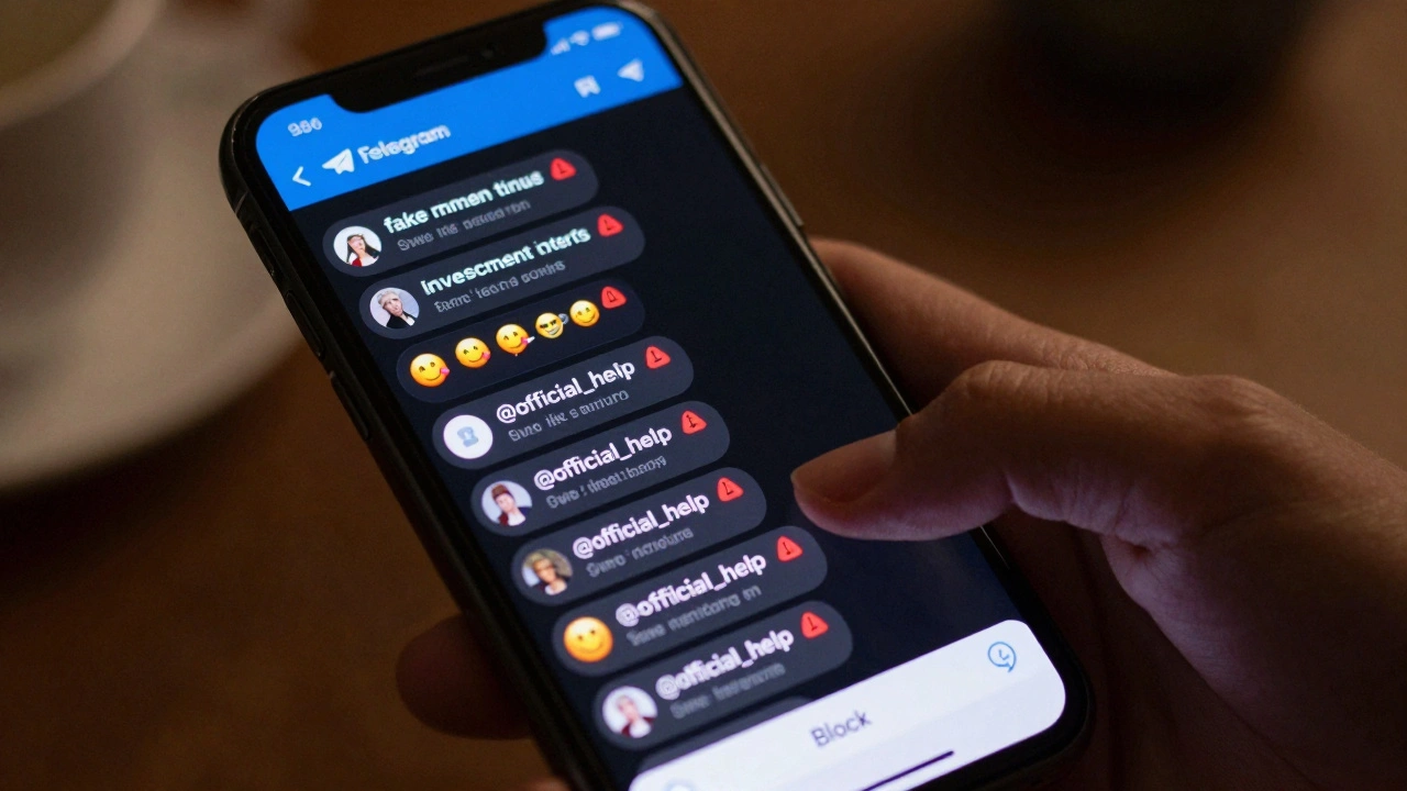 Как заблокировать отправителя в Telegram и перестать получать спам