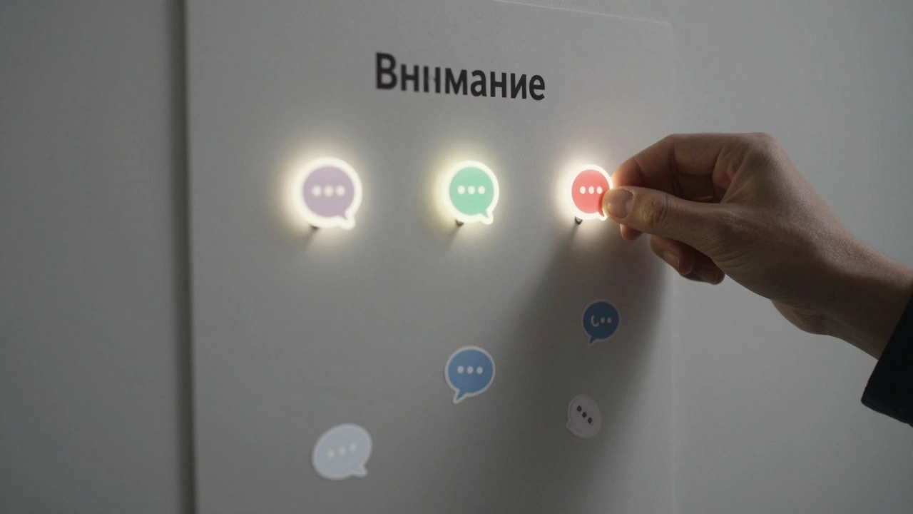 Магниты удерживают важные чаты на вершине списка, остальные падают вниз.