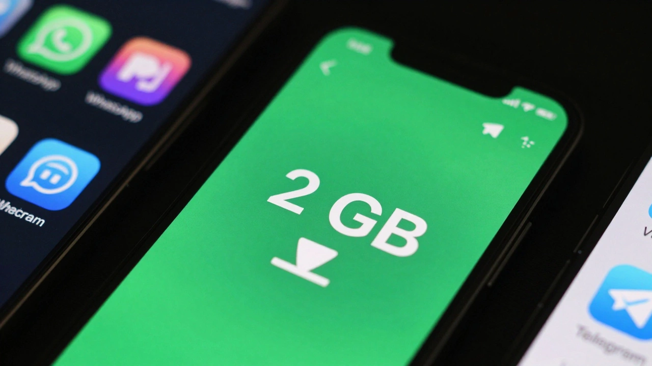 Сравнение лимитов файлов: Telegram против WhatsApp, WhatsApp, Discord и Viber