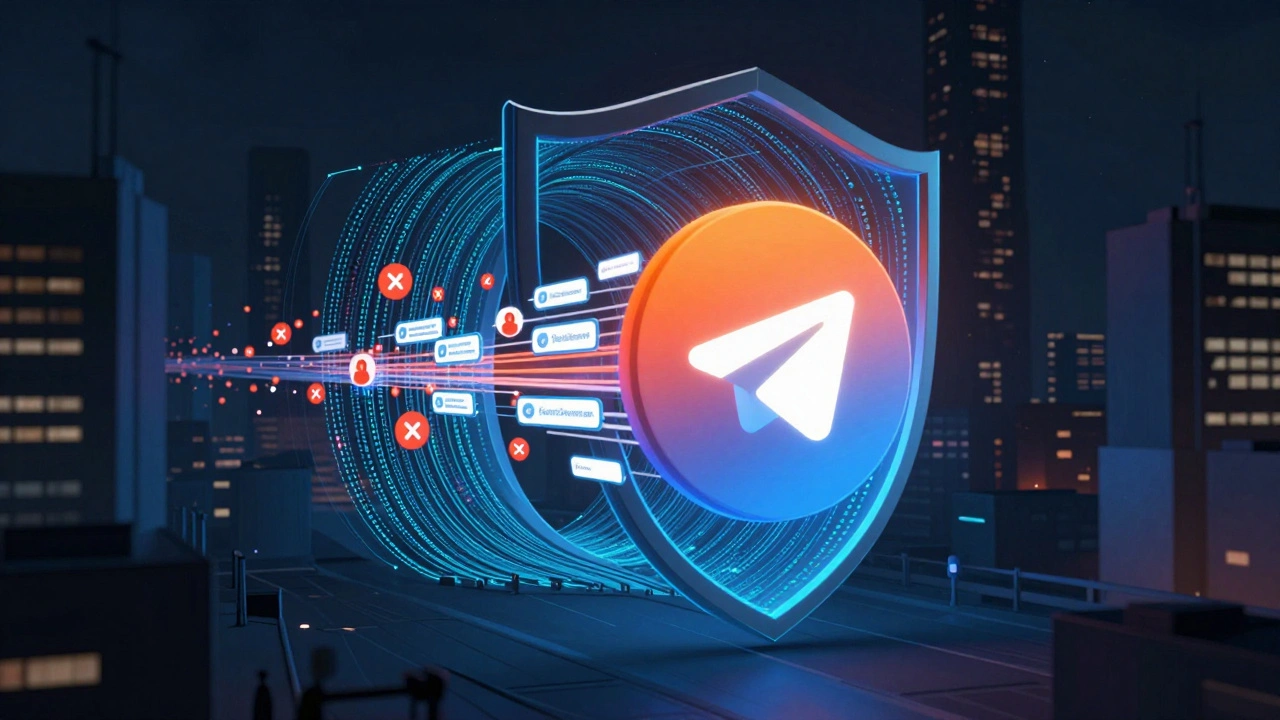 Туннель из зашифрованных данных, перенаправляющий сообщения Telegram через блокировку в другую страну.