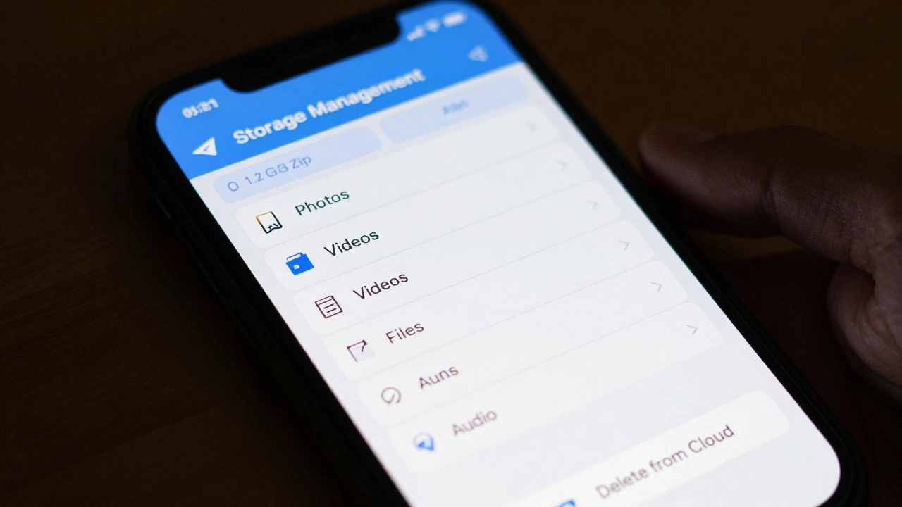 Как удалять файлы из облака Telegram и освобождать место