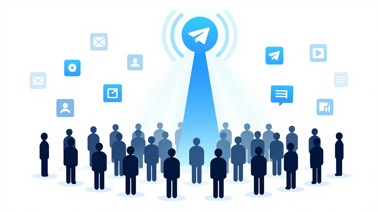 Канал Telegram, рассылающий информацию тысячам анонимных подписчиков в виде световых волн.