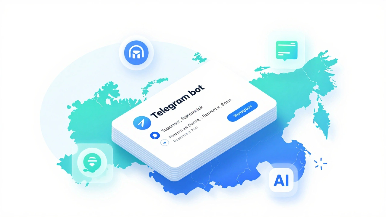 Набор готовых Telegram-ботов с брендированными этикетками для разных сфер бизнеса.