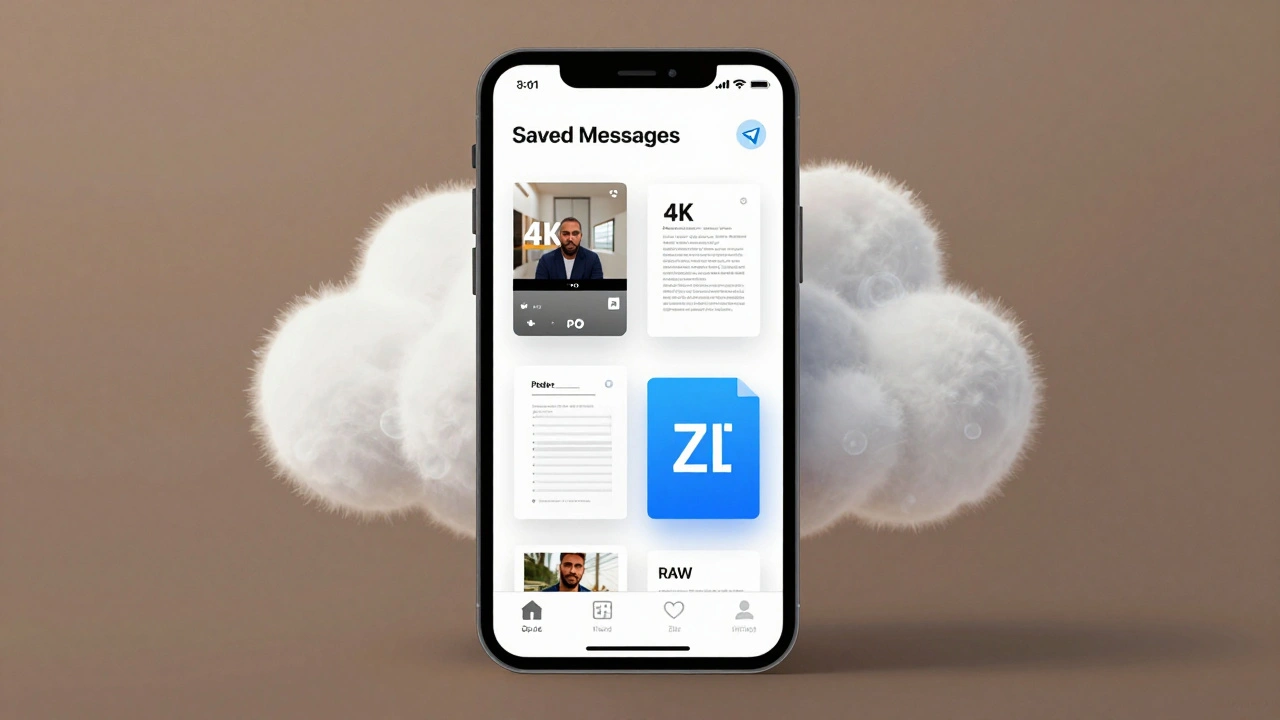 Облачное хранилище Telegram: как использовать неограниченное пространство для файлов и медиа