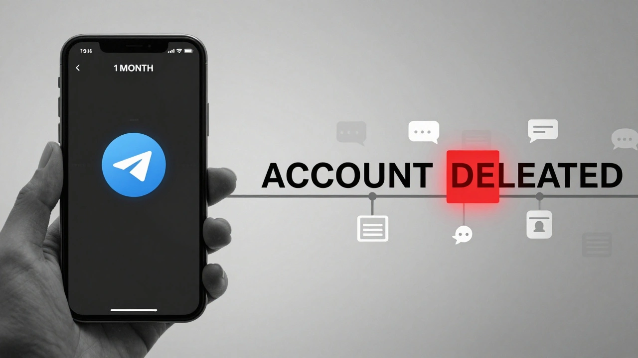 Разделённый экран: удаление приложения слева и таймер удаления аккаунта справа.