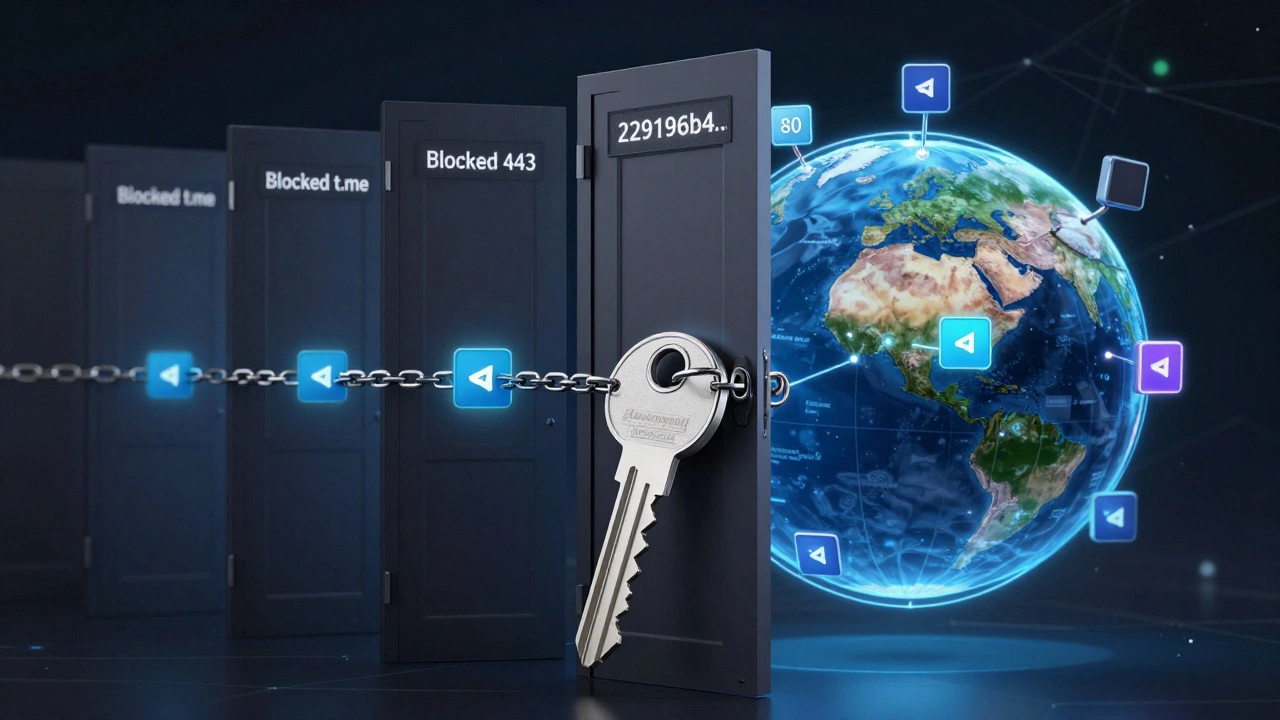 Цифровой ключ открывает двери заблокированных портов, открывая доступ к Telegram в разных странах.