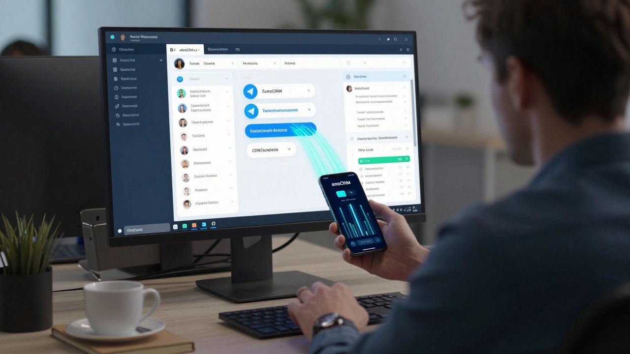 Интеграция Telegram с amoCRM, Bitrix24 и HubSpot: пошаговая инструкция