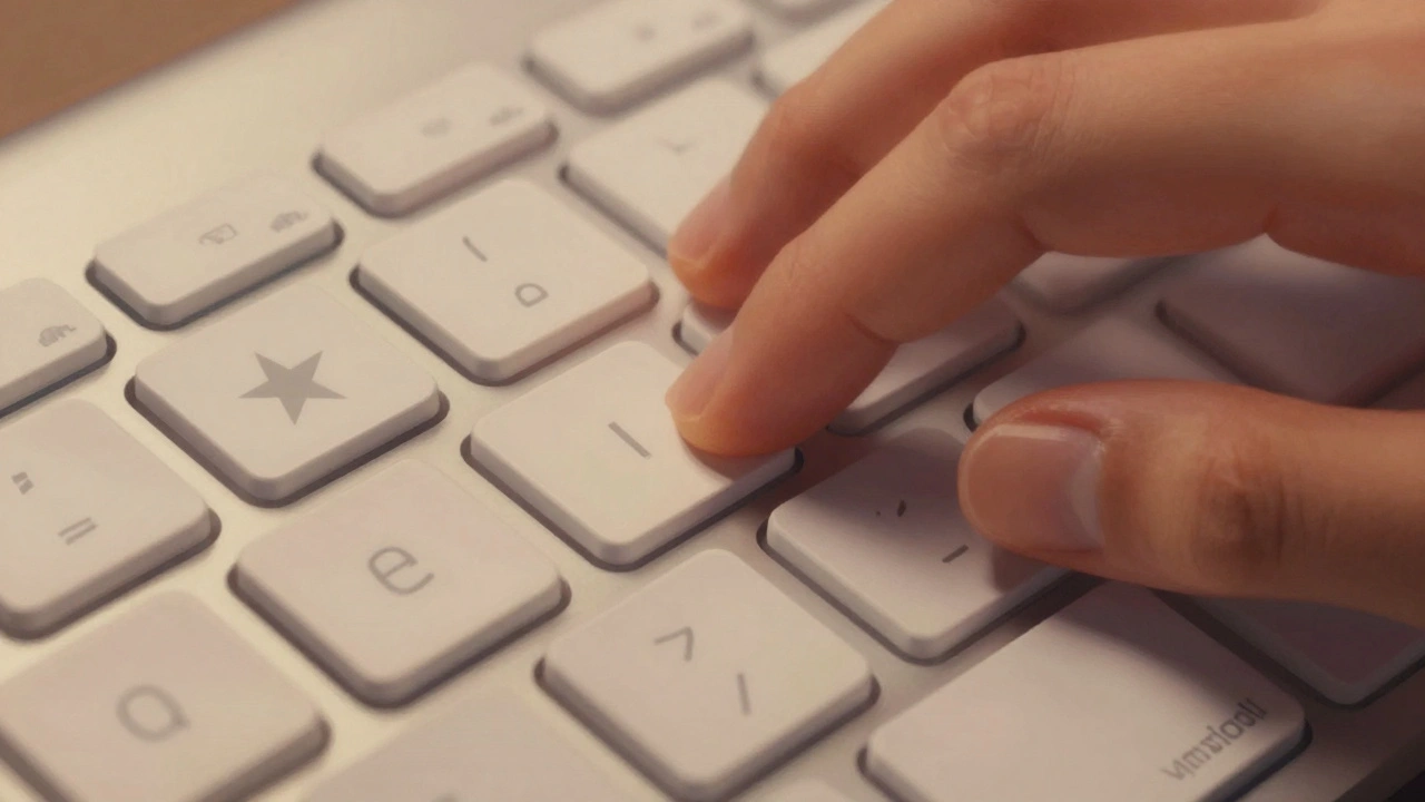 Пальцы набирают на клавиатуре с абстрактными символами форматирования.