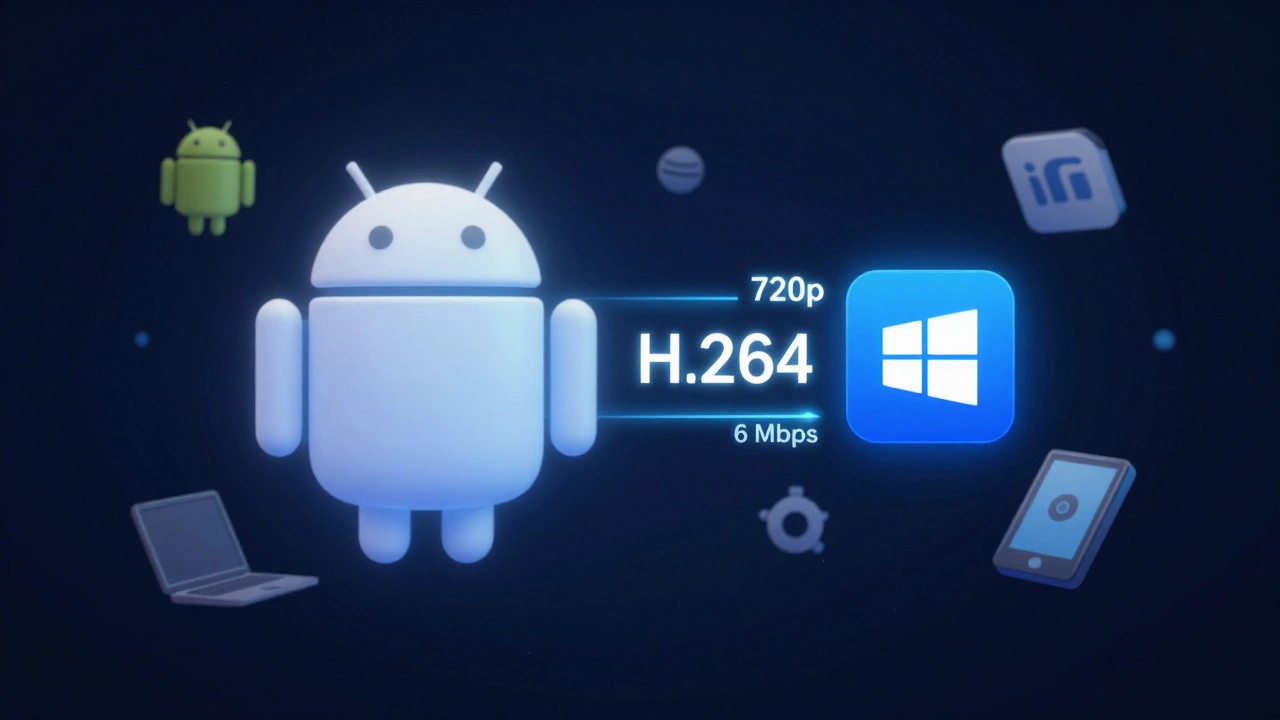 Преобразование большого видеофайла в компактный 720p формат с обозначением битрейта