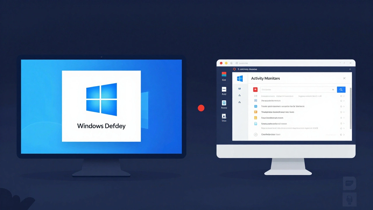 Сравнение сканирования системы на Windows и Mac с признаками вредоносной активности.