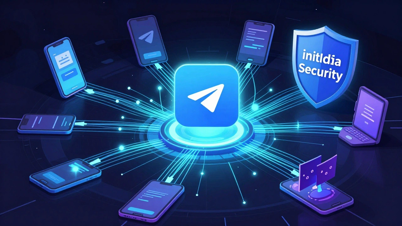 Telegram Mini App обменивается данными в реальном времени с устройствами через WebSocket, защищённый механизм проверки initData.