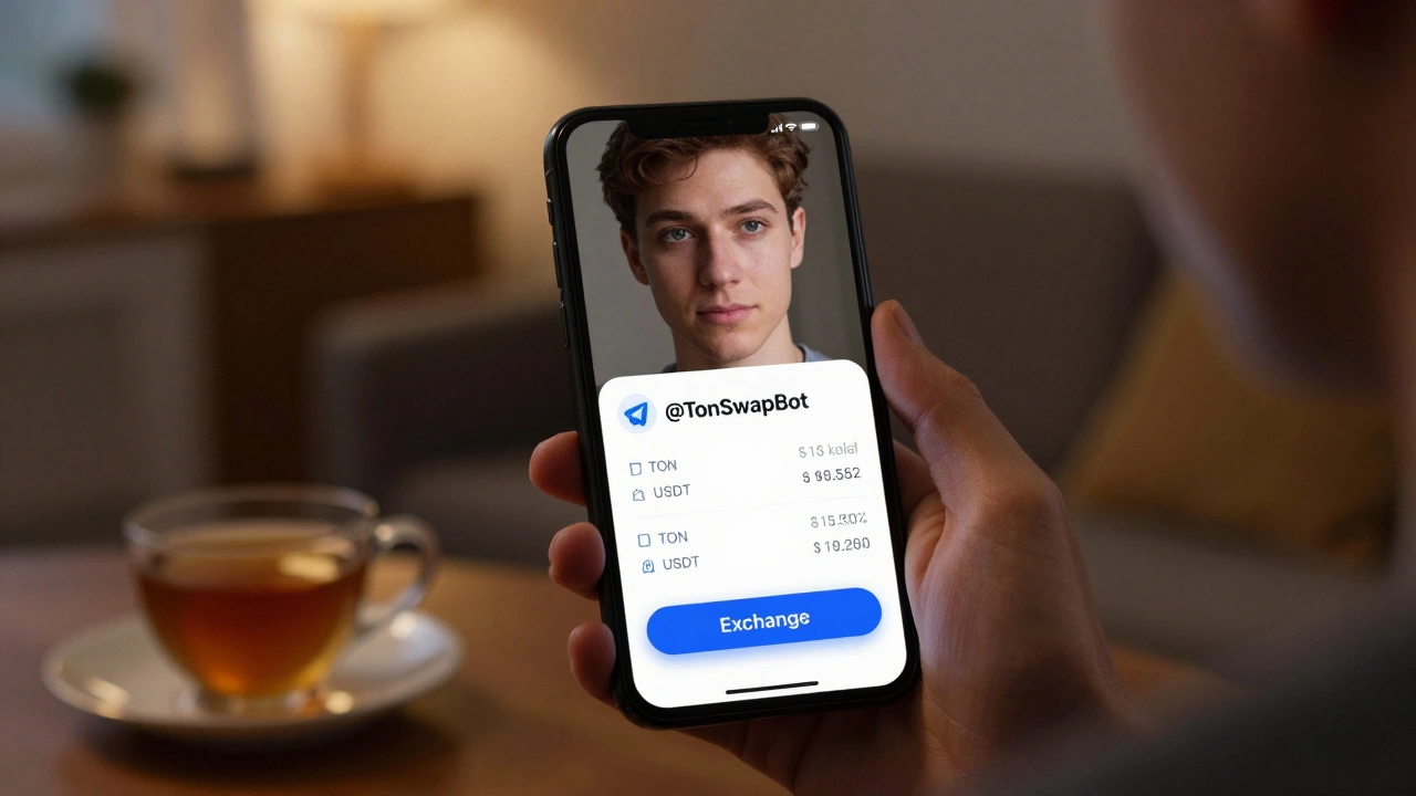 DEX и торговля токенами через Telegram Mini App на TON