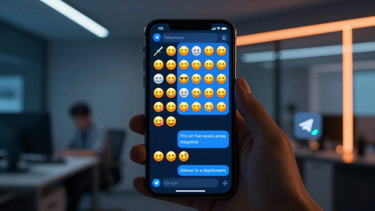 Кастомные эмодзи и реакции через бота Telegram: как сделать чаты живыми