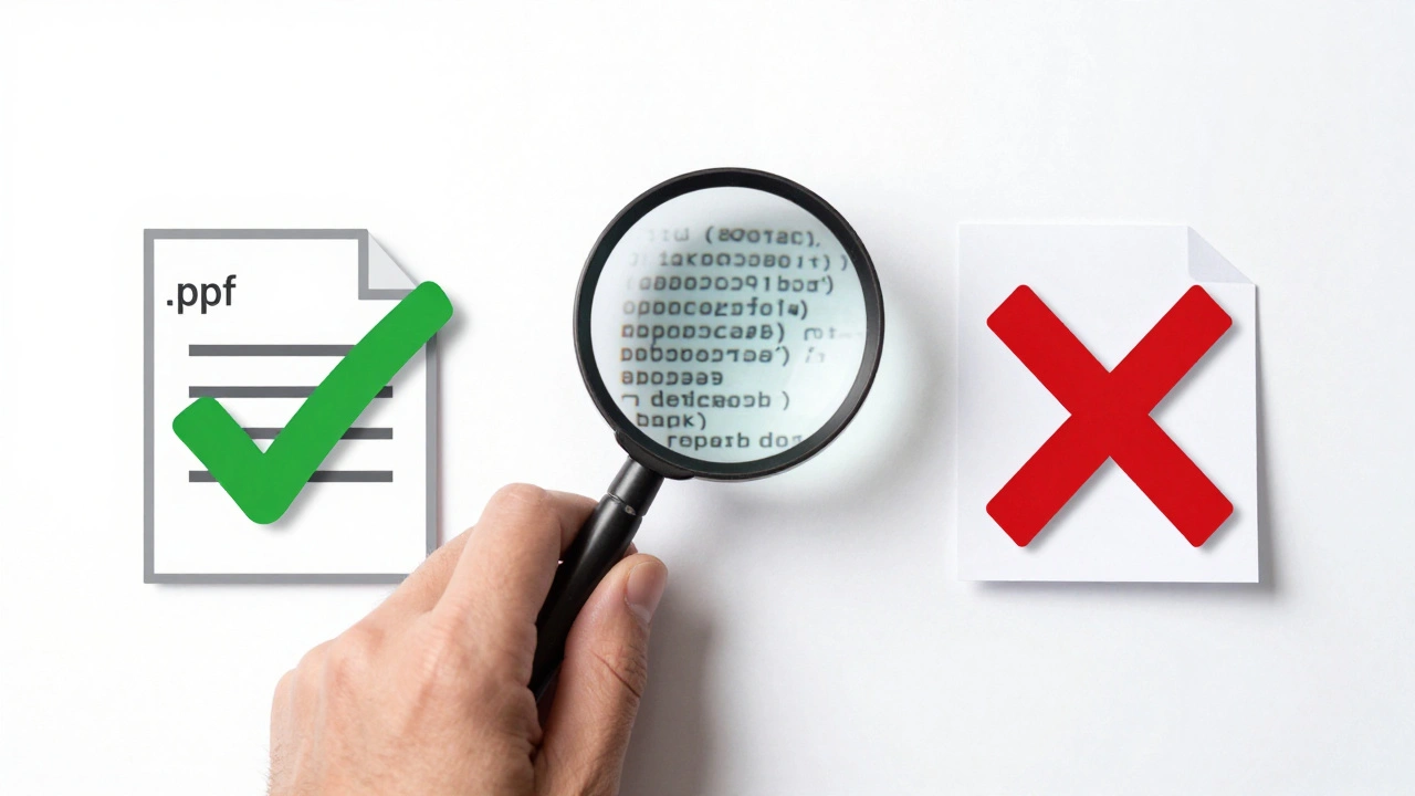 Рука кладет файл под лупу: один файл безопасен, другой скрывает вредоносный код