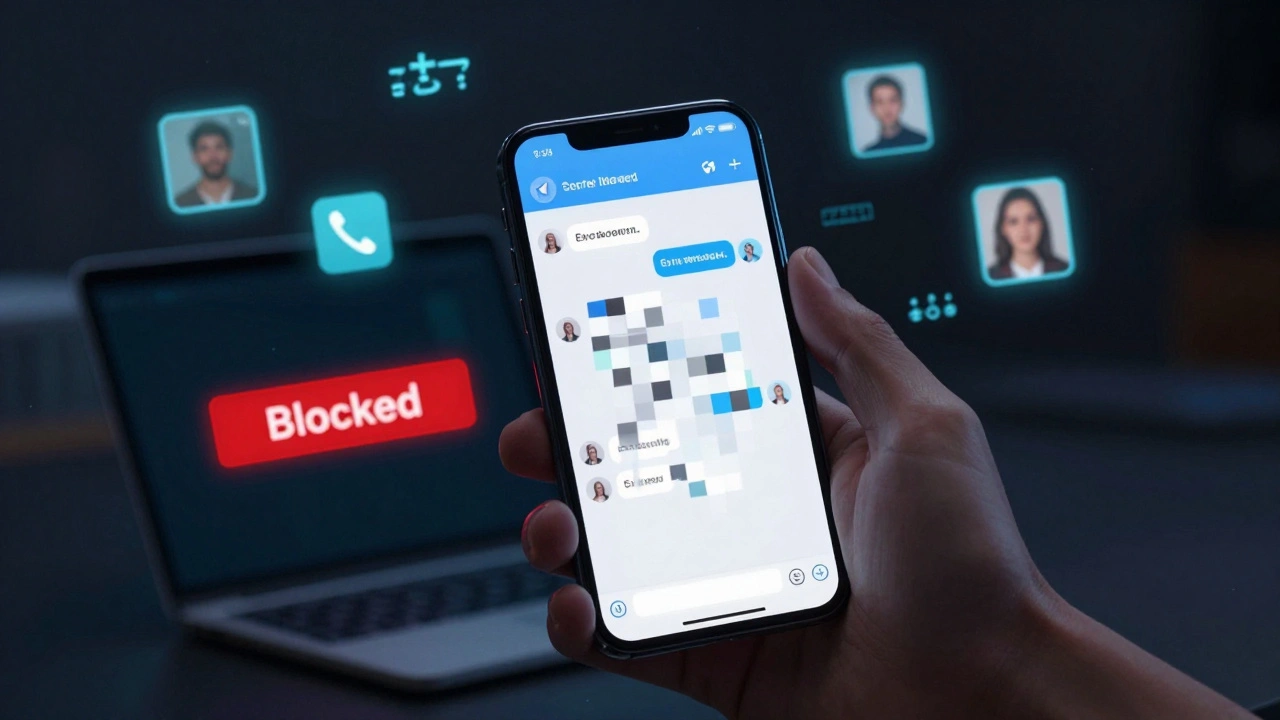 Секретный чат Telegram, где сообщение исчезает, а попытка скриншота блокируется.