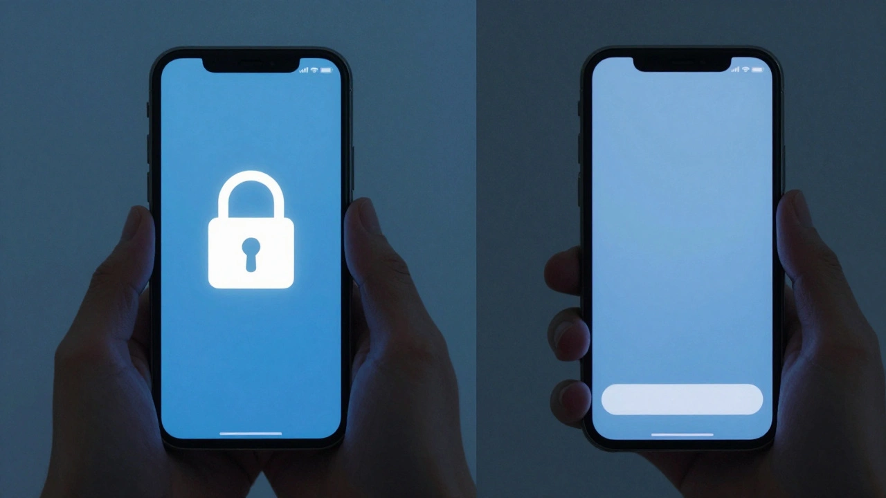 Сравнение отправки секретного медиа и его полного исчезновения на экране телефона.