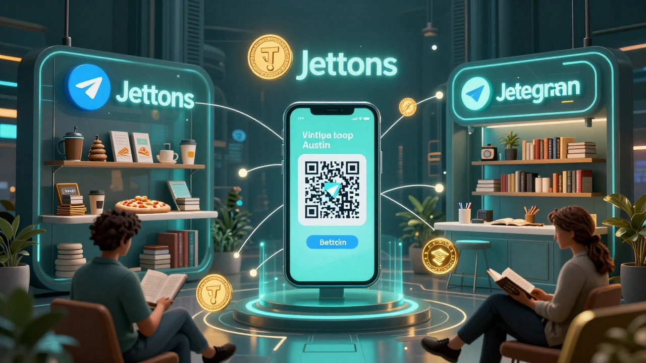 В Telegram-боте покупают пиццу за Jettons, а кофейня в Остине принимает их за кофе.