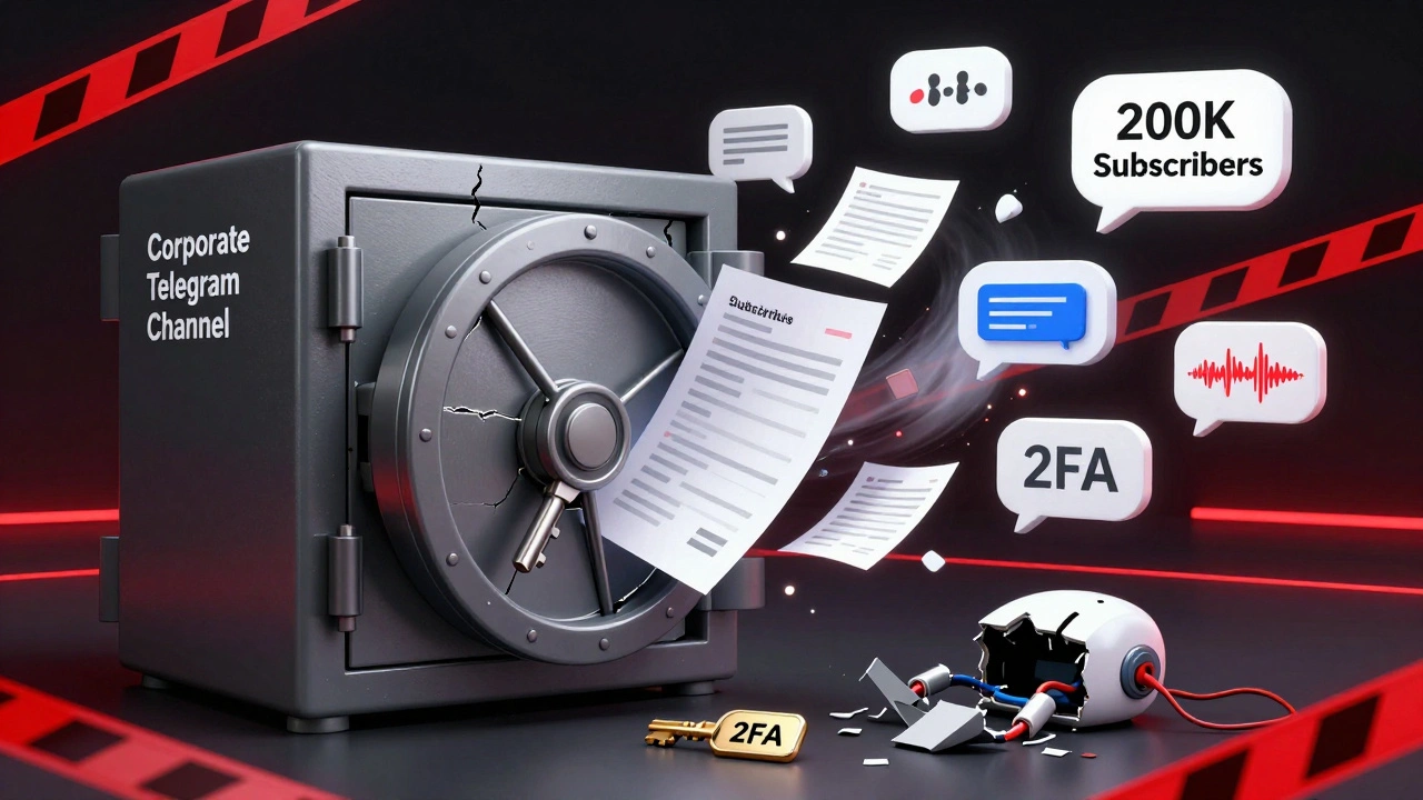 Замкнутый хранилище корпоративной информации раскрыто, документы утекают в публичный чат с тысячами подписчиков.