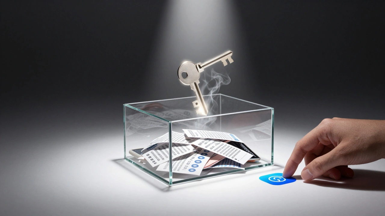 Зашифрованное сообщение в виде ключа, превращающегося в пепел, над堆и собранных данных — телефон, IP, метки местоположения.